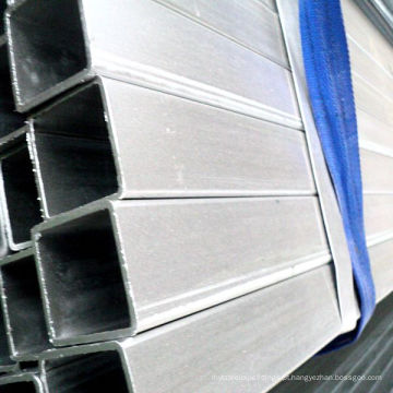 Tubulação de aço quadrada galvanizada (ASTM A500)